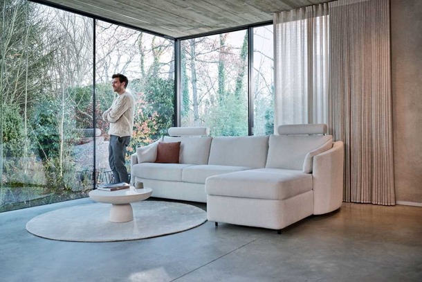 Sofabed zetelbed Elegance (2-zit met of zonder longchair) - 2